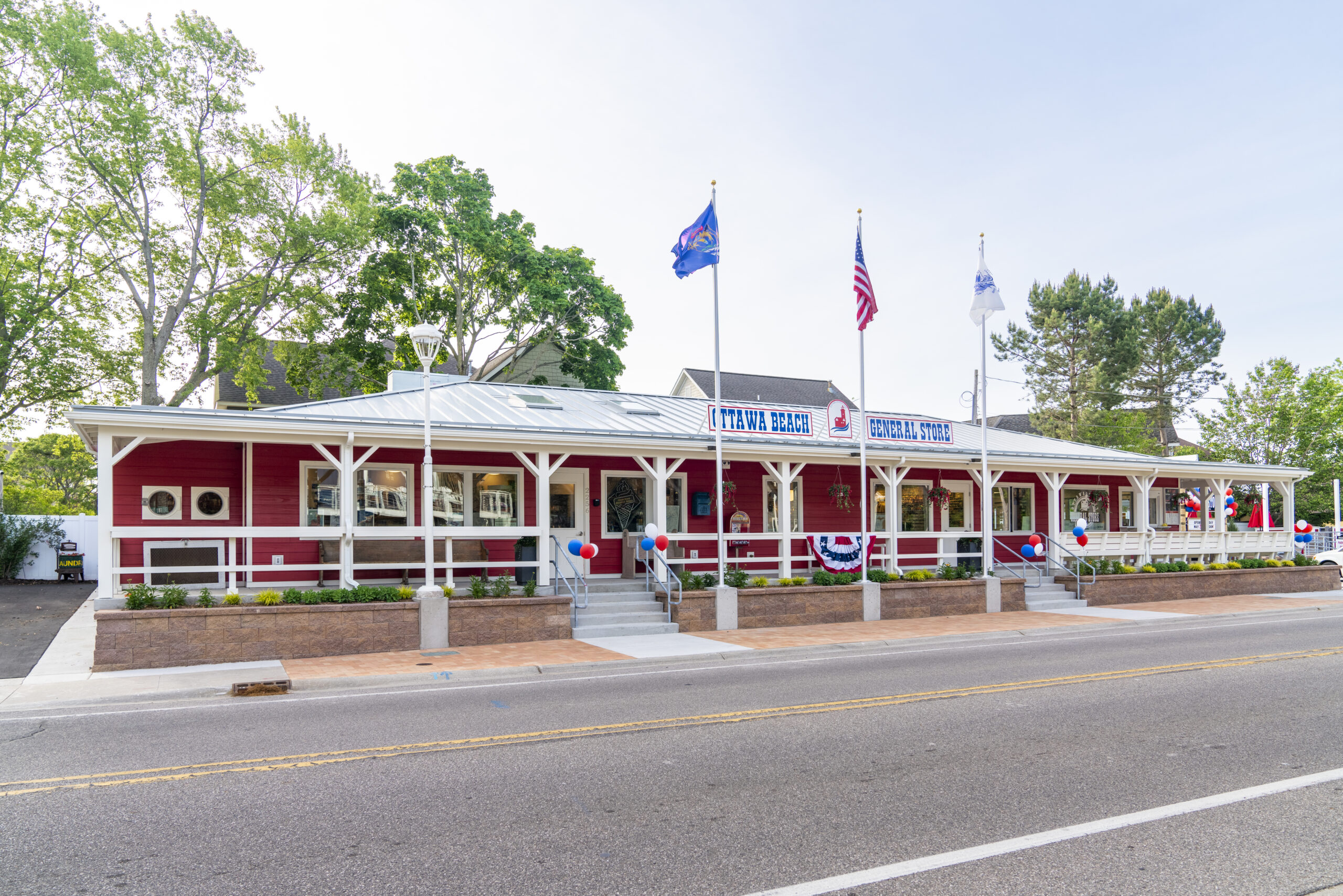 Exterior Photo of the Historic Ottawa Beach General Store in Holland Michigan